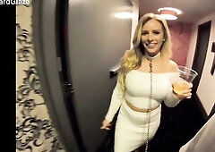 Leading A Hotwife Doxy Back To My Hotel Room To Get A Loaded Facial