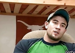 Nice guy with cap wanking