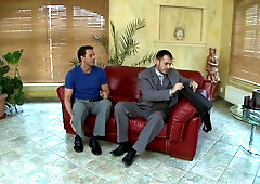 He drills her pussy from missionary position too and before it's over with her ass in the air