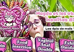 MAGDA AND THE UNUSUAL OBJECTS – Movie three – ANAL – EXTERIOR – FOOD INSERTION – DOUBLE – VAGINAL