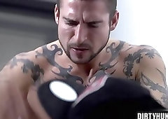 Muscle gay oral sex with cumshot