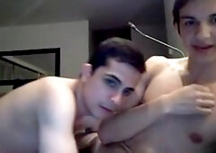 2 Sexy Boys Hot Blowjob After Football Training