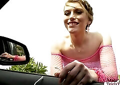 TS Izzy gets her ass fucks hard deeper