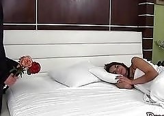 Lucky dude fucks with incredibly hot trans babe Fernanda Cristine