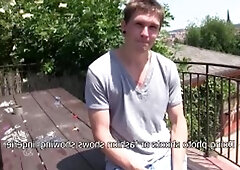 CzechHunter: Sucking dick outdoors starring super slim gay
