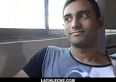LatinLeche - Timid Latin straight guy barebacked on camera for money