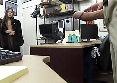 Submissive girl in a sexy outfit wants dick