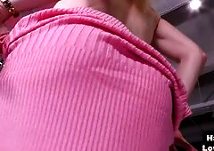HJ breasty mother I'd like to fuck wanks POV oiled dong after Hitachi toying