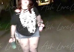 big beautiful woman Rock Bitch Despairing Public Pissing - Blair Barks