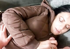 MilfyCalla - Tons of pee, golden shower, farting and cum on my fresh downjackets 178