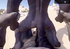 Horny Life / Black Hunk gets Boinked POINT OF VIEW Unshaved