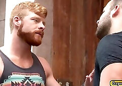 Bennett rims Lukes anal before fucking that hole