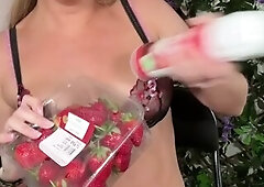 Strawberries and cream explicit filthy play