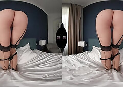Vegetable Dildo Stretches Oxana's Pussy