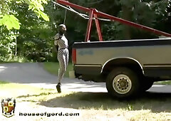 Fitness Training Outdoors In Ballet Boots