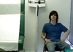 Young patient can't help masturbating after erotic physical