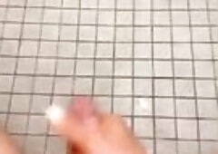 Courtney Kahx wanking in public bath
