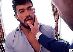 Latin gay flip flop with cumshot