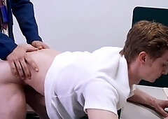 Daddy's young twink Eddie Patrick gets used in a wild gay workplace parody