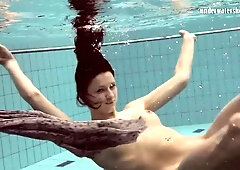 Underwater Show - poolside porn