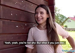 Talia Mint - Sexy Outdoor Suck And Fuck Challenge