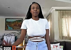 Steven Hards Big Cock Pounds Black and Ebony Nurse Wife Begging for Explosive Creampie Even Though