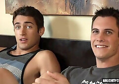 Good-Sized Lollipop Homo Rectal Orgy And Cum Shot