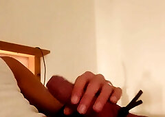 Elio Amen's uncut solo video: Huge cumshot on a hung dude's face
