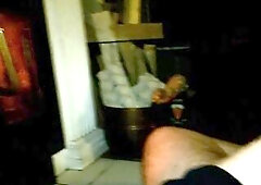 A stroke by the fireplace.