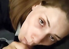 Heather Kane Swallows a Stranger's Cum Load as a Dare !