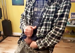 Living room jerk off #8