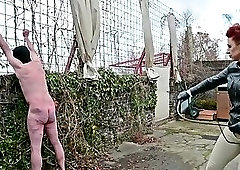 Red Head Mistress - Caning Corporal Punishement Submissive  Slave Training Femdom  Extreme