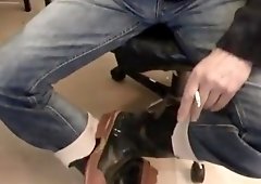 nlboots - smoking while rubber wr boots on my feet