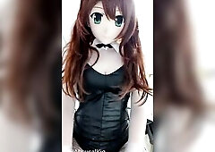 Kigurumi Bunny Hotty Ciel rides on top of u