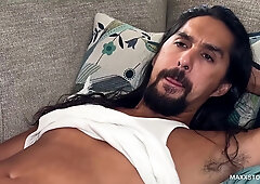 Couch Cumshot With Maxx Stoner