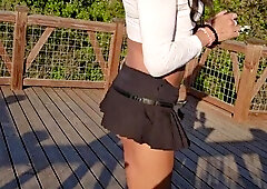 Sissy faggot outside