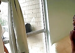 Amateur pounds black ass