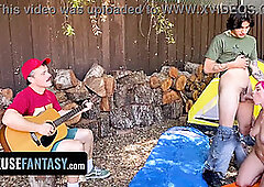Freeuse Camping Trip Turns Into Wild Outdoor 4some