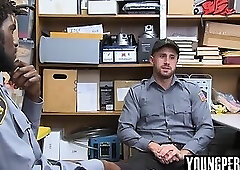 Supervisor observes suspicious activity of his officers