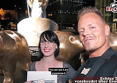 Real Street night date with german skinny teen 18+ slut