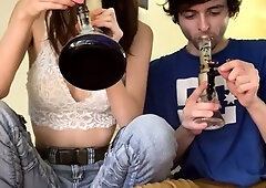 Amateur Webcam Couple Blowjob