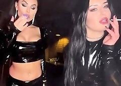 Evil Woman - Teasing And Smoking By Two Goddesses