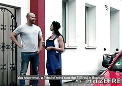 HITZEFREI Texas Patti screams during the time that being pounded by a large jock