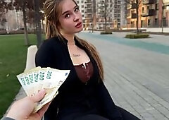 Poor Student Gal... This babe Believed That it's just a gift