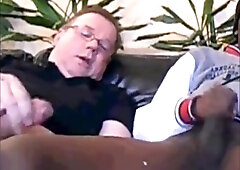 Older swedish man hungdad sucking five swedish dicks 5