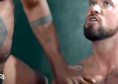 Michael Roman & Osiris Blade Warm Up Each Others Muscles Before The Gym With A Hot Fuck