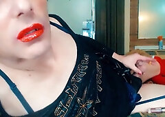 Jaw-Dropping Lips FEMBOY Farts Just For You While Smoking! Jerk Off Instructions