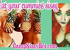 Lick your cummies Sissy