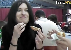 Sexy amateur girlfriend Nika in beautiful lingerie