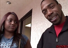 Busty Ebony babe Jada Fire Vs BBC stud - amateur black on black sex